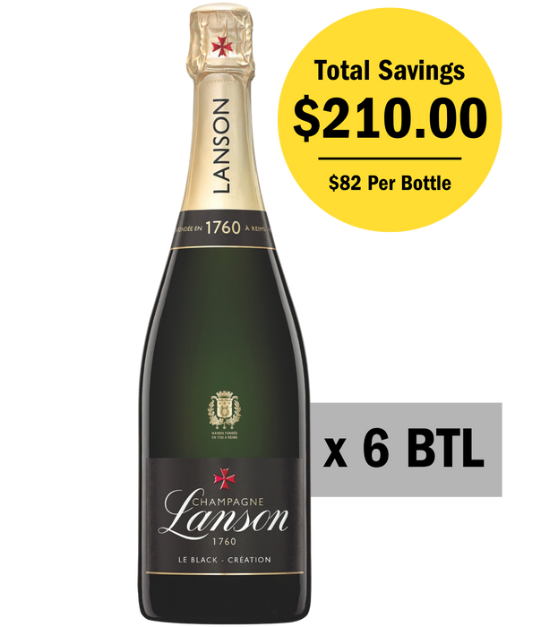 Champagne Lanson Le Black Creation NV (Bundle of 6)