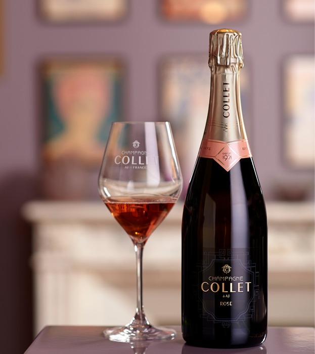 Champagne Collet Brut Rose NV With Gift Box