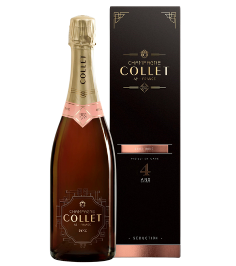Champagne Collet Brut Rose NV With Gift Box