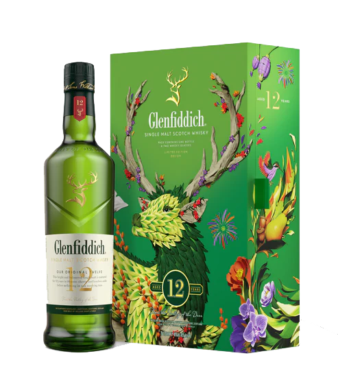 Glenfiddich 12 Years Old Festive Pack (Limited Edition)