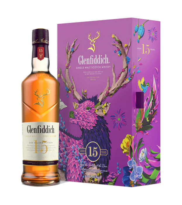 Glenfiddich 15 Years Old Festive Pack (Limited Edition)