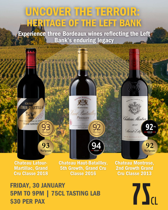 Uncover the Terroir: Heritage of the Left Bank