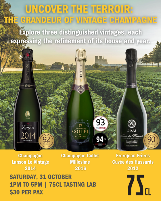 Uncover the Terroir: The Grandeur of Vintage Champagne