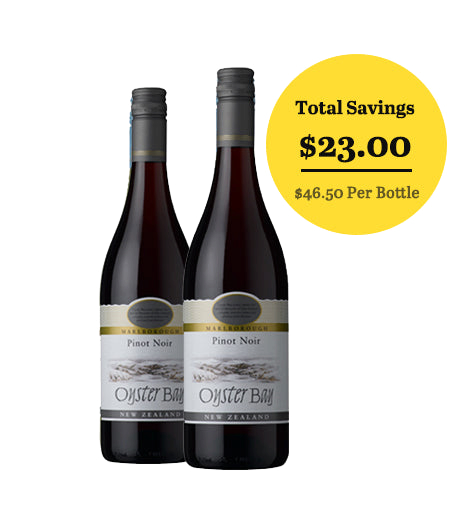 Oyster Bay Pinot Noir 2022 (Bundle of 2)