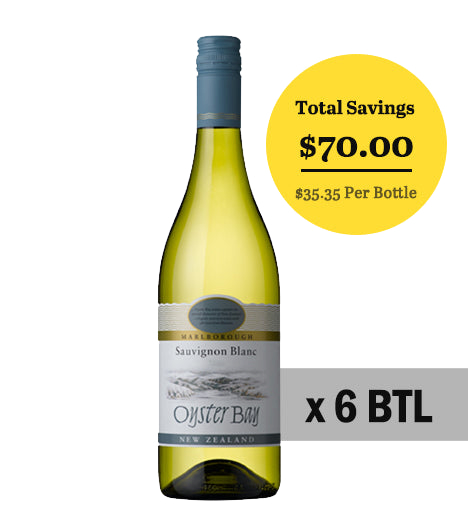 Oyster Bay Sauvignon Blanc 2022 (Bundle of 6)