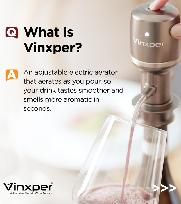 Vinxper Expert (Adjustable Electric Wine Aerator)