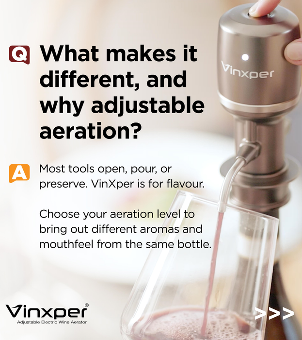 Vinxper Expert (Adjustable Electric Wine Aerator)