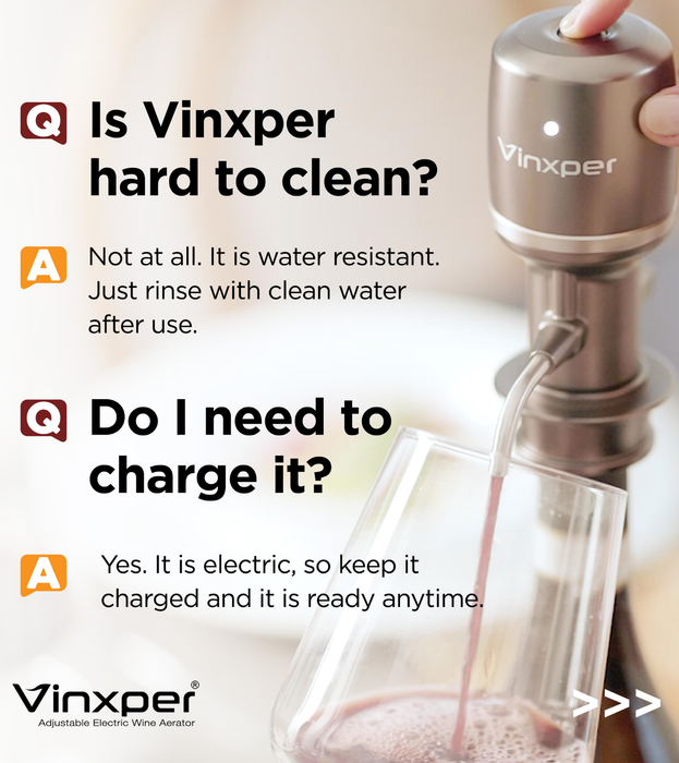Vinxper Expert (Adjustable Electric Wine Aerator)